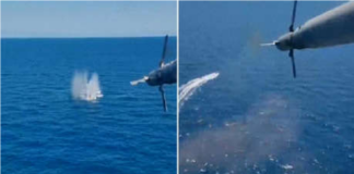Helicópteros rusos acribillan lanchas ucranianas
