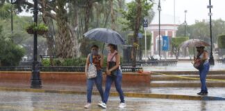 Lluvias en Mérida