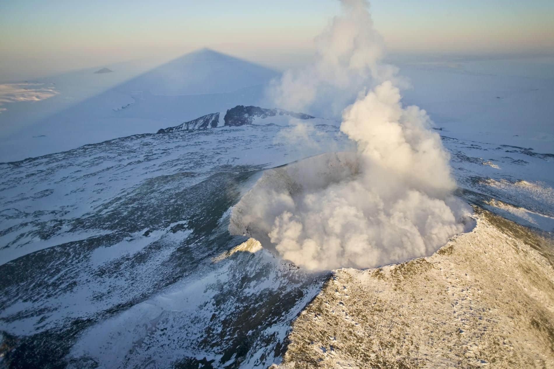 Erebus volcán oro0