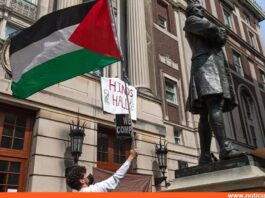 Manifestación pro-Palestina en la Universidad de Columbia culmina con desalojo policial