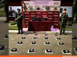 En Táchira hallaron 20 kilos de sustancias ilícitas ocultas en bobinas de fibra óptica