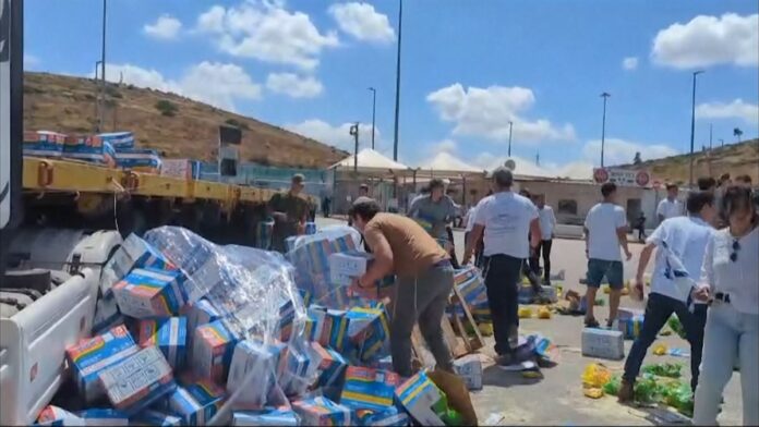 Vandalismo en Gaza