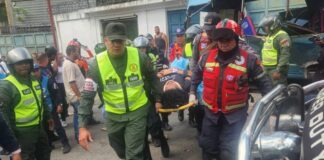accidente carretera vieja Caracas-La Guaira