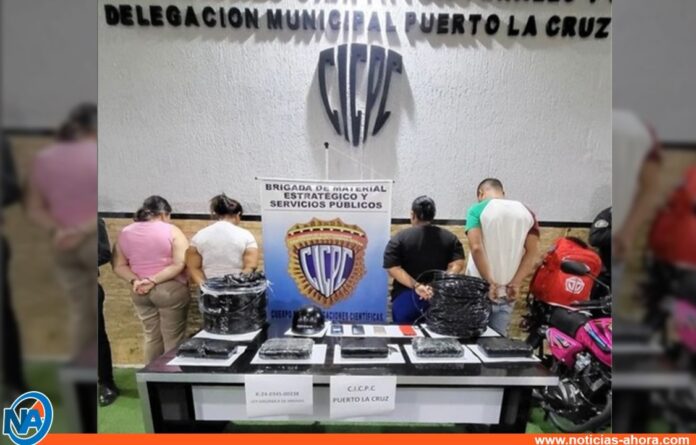 Incautan seis kilos de sustancias psicotrópicas y detienen cuatro personas en Anzoátegui