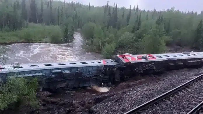 Accidente tren pasajeros Rusia