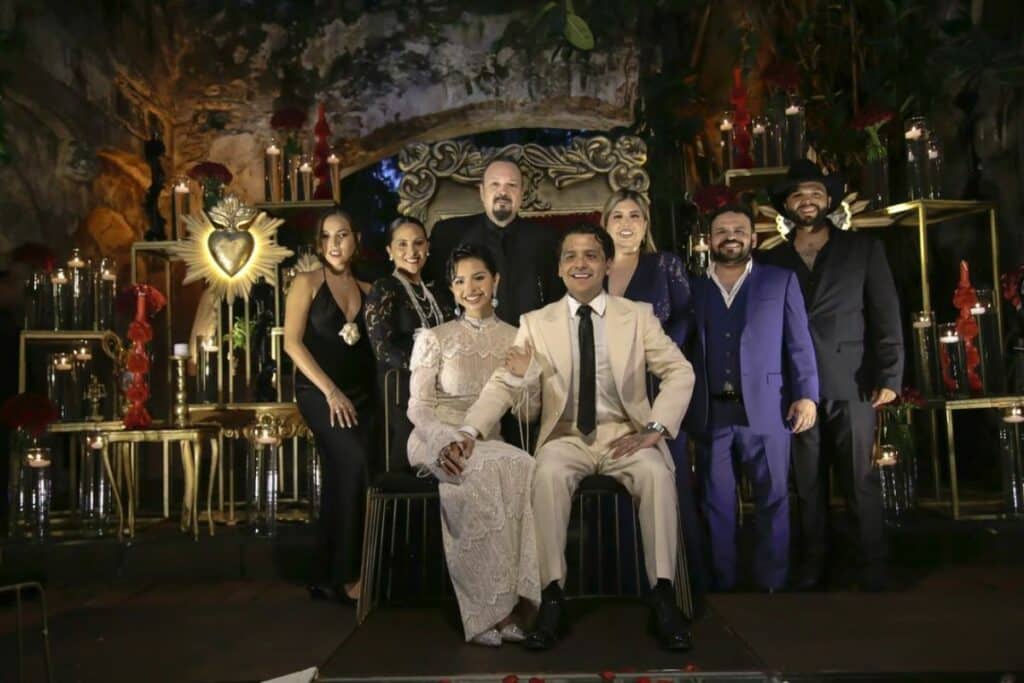 Ángela Aguilar y Christian Nodal boda