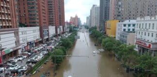 Fuertes lluvias en China
