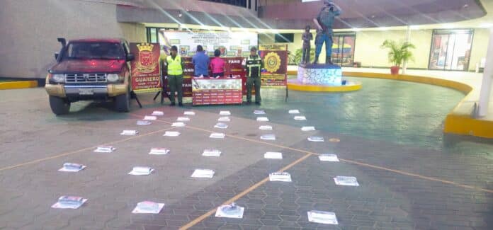 GNB incautó 34 panelas sustancias ilícitas Zulia