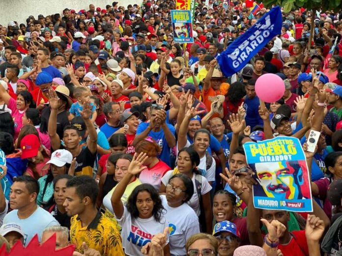 Maracay apoyo candidatura Maduro Maracay apoyo candidatura Maduro