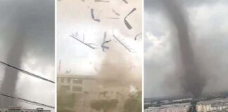 Tornado este China