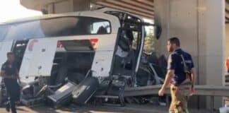 accidente de autobús en Turquía