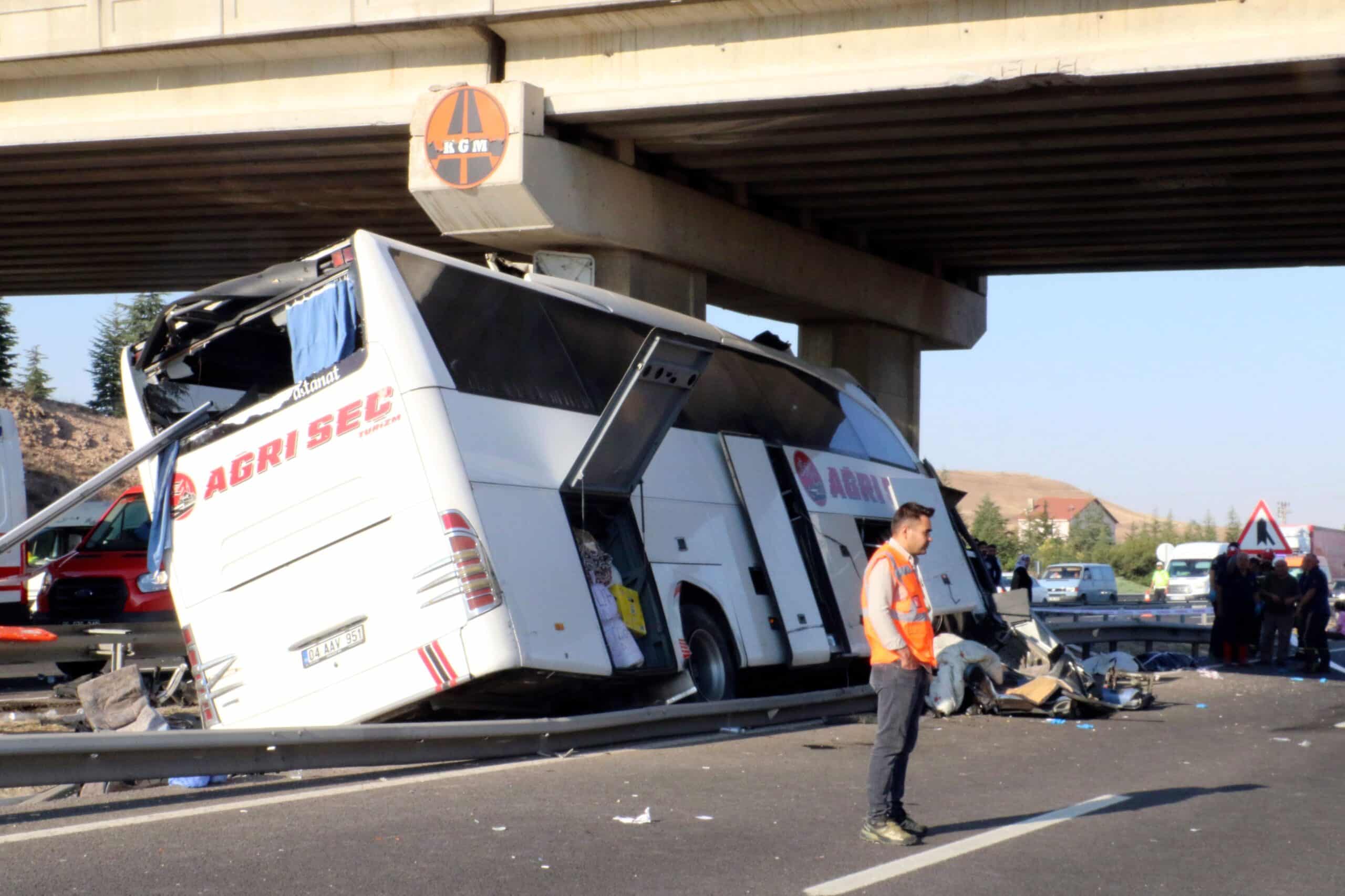 accidente de autobús en Turquía