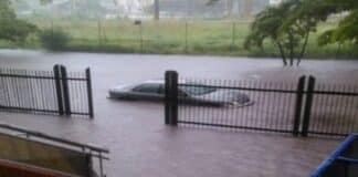 Inundaciones en Maracay