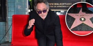 Tim Burton paseo de la fama