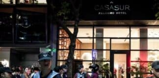 Allanamiento en el hotel CasaSur