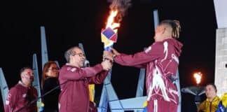 Fuego Patrio de los XXI Juegos Deportivos Juveniles Nacionales y Paranacionales