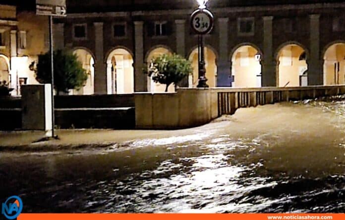 Fuertes lluvias en Italia