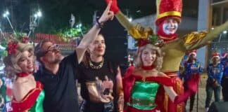 Lacava inaugura la temporada navideña