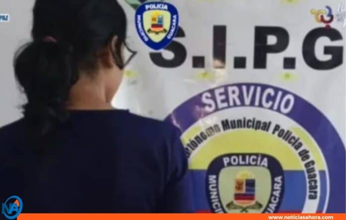Madre adolescente detenida en Guacara Madre adolescente detenida en Guacara