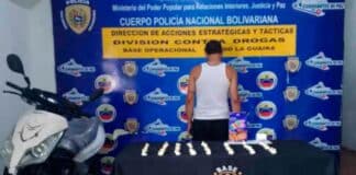 sustancia ilícita en La Guaira
