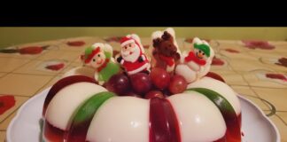 Navidad en un Postre! Gelatina Tricolor