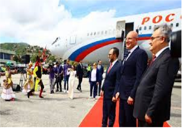 Vicepresidente de Rusia llega al país para cumplir una importante agenda