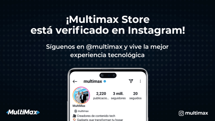 Multimax verificado en Instagram