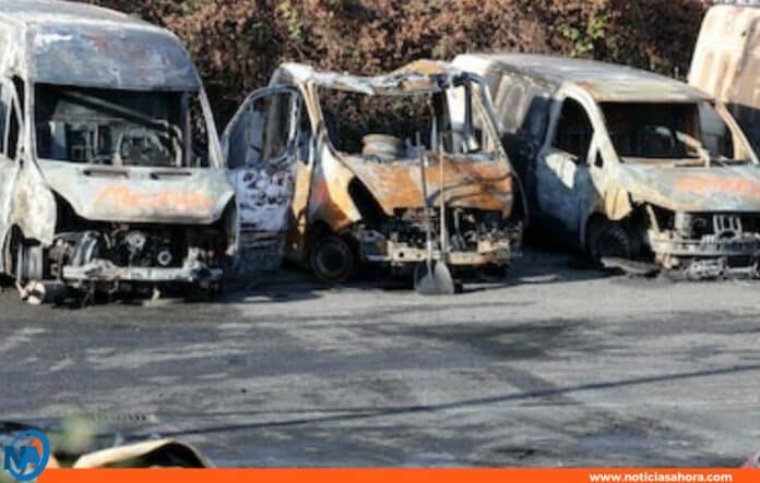 Francia incendios año nuevo