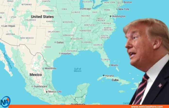 Trump ordenó cambio golfo de México a golfo de América