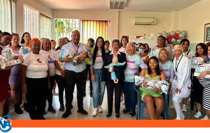 En el marco del Programa de Parto Humanizado, se realizó la entrega de Kits a madres gestantes y lactantes, desde los espacios del Hospital General Nacional “Dr. Ángel Larralde”