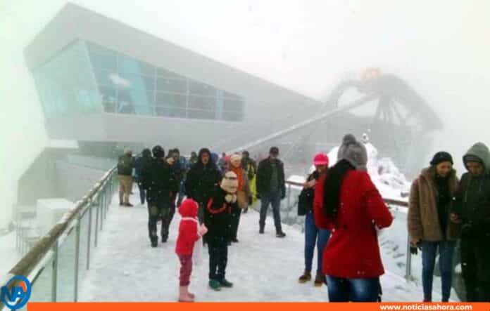 Segunda nevada en Pico Espejo