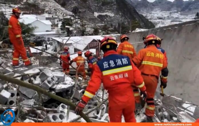 Deslizamiento de tierra China