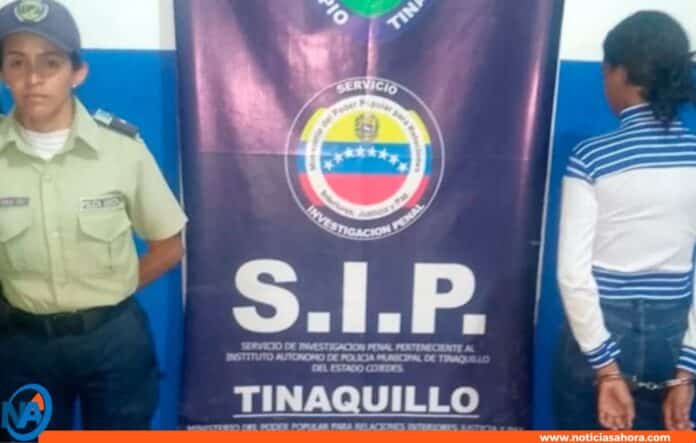 Madre detenida Tinaquillo
