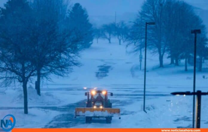 Tormenta invernal Carolina del Norte