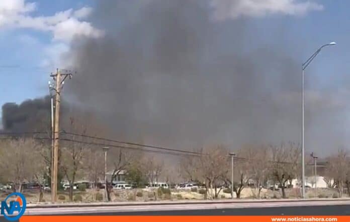 Explosión e Incendio cerca del Aeropuerto de El Paso