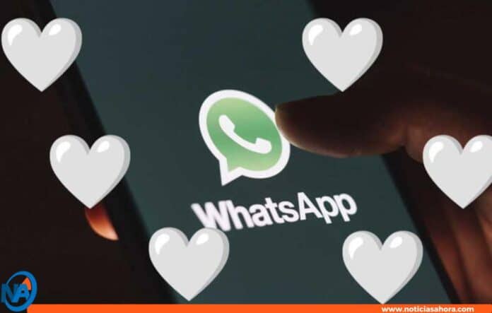 WhatsApp Corazón Blanco.