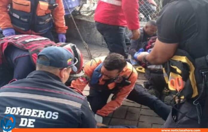 Accidente de transporte público en Caricuao