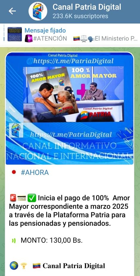 Bono "100% Amor Mayor" Marzo.0
