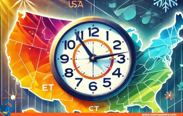 Cambio de hora Estados Unidos