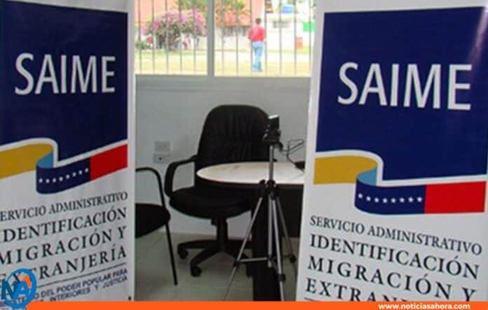 Saime cedulación oficinas móviles Saime cedulación oficinas móviles