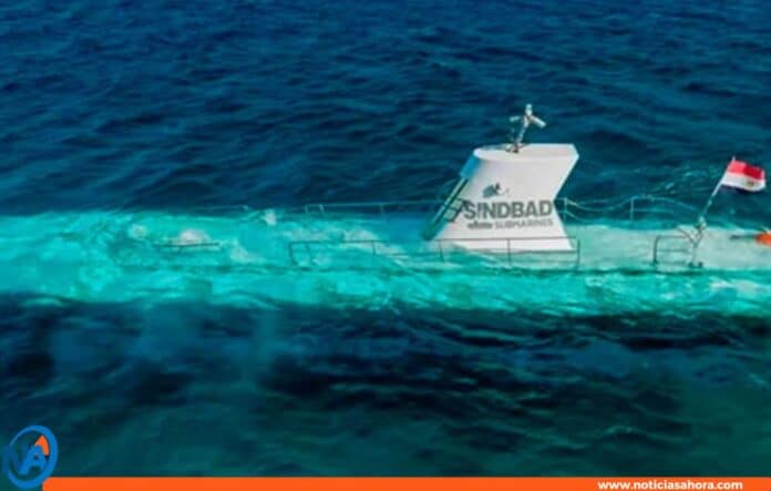 Submarino turístico mar rojo