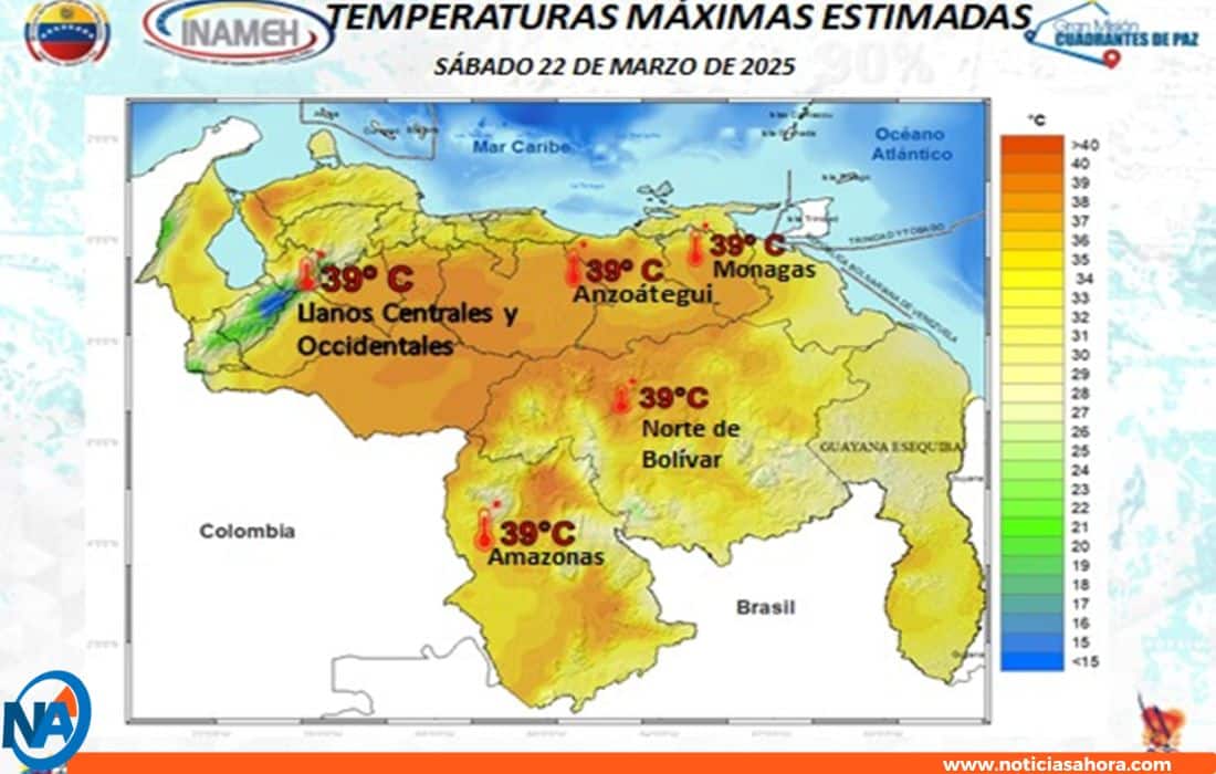 Venezuela Temperaturas Extremas