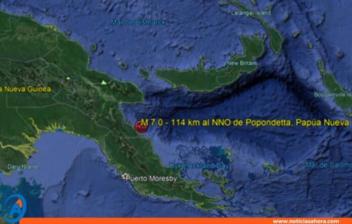 Terremoto Papúa Nueva Guinea