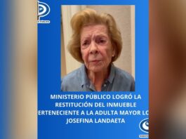 Ministerio Público restituye propiedad a Lola
