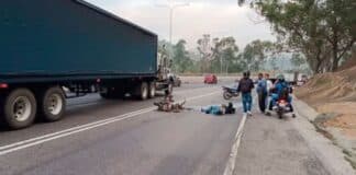 motorizado herido bajada Tazón