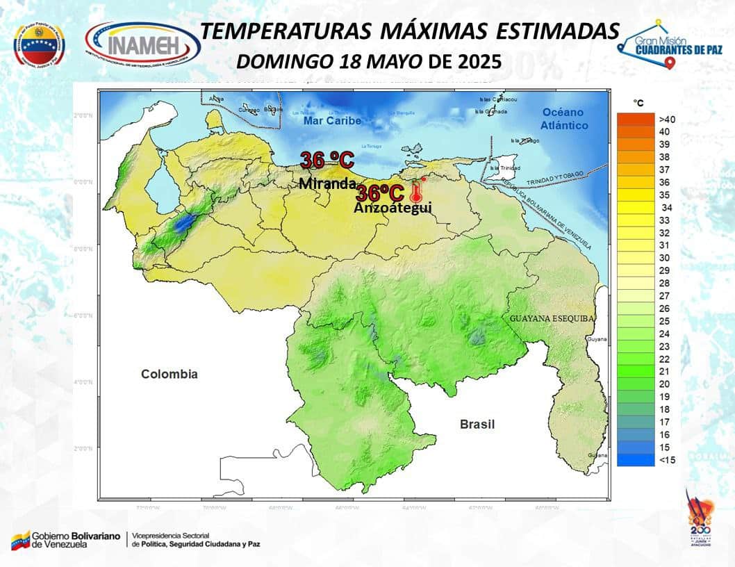 Clima del tiempo para hoy 18 de mayo de 2025.1