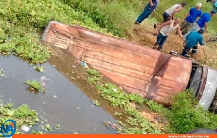 accidente transporte público higuerote