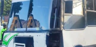 arrollada autobús sin frenos Caracas