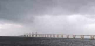 lluvias obligan a restringir paso en puente de Maracaibo