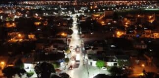 Instalación luminarias en Naguanagua